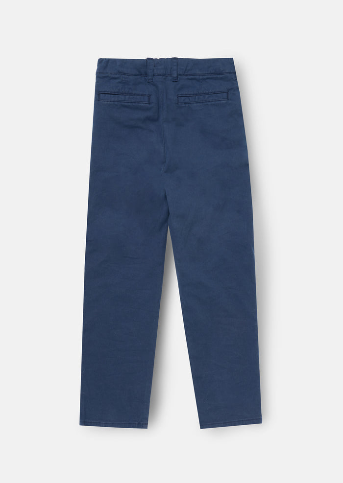 Harrison Washed Navy Slim Fit Chino