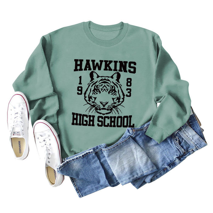 Light green sweater (black word color picture) / S