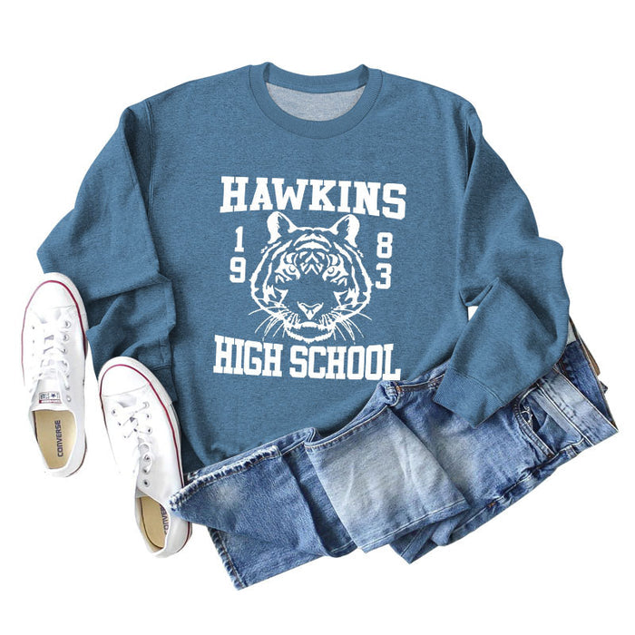 Blue sweater (white color picture) / S