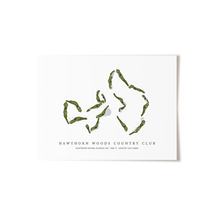 Hawthorn Woods Country Club | Golf Course Print | Unframed
