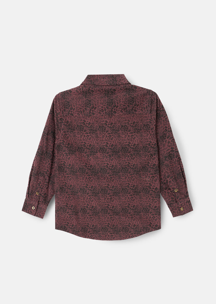 Hayes Leopard Jacquard Shirt