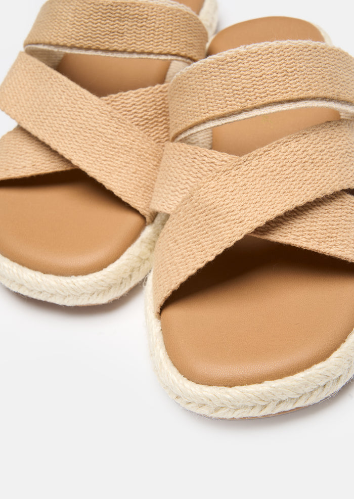 Hazel Tan Espadrille Sandals