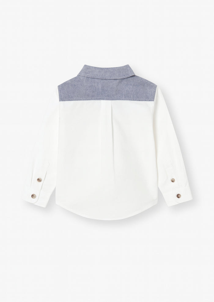 Heath Colour Block Oxford Shirt