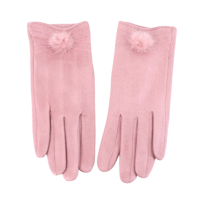 Helena Pink Fashion Gloves