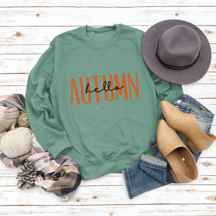 Light green sweater (black word color picture) / S
