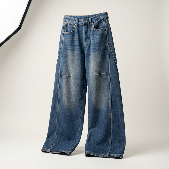 High-Waisted Wide-Leg Jeans for Women | Parcel Theory Canada