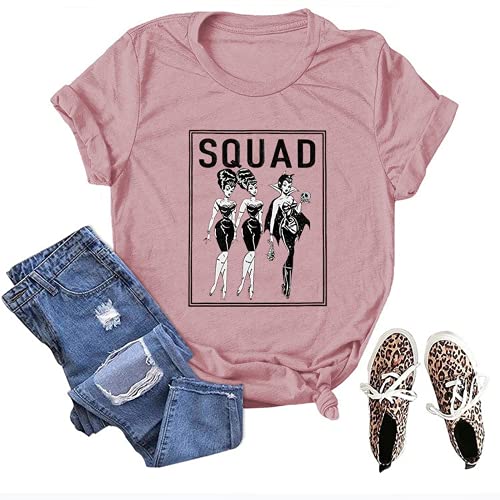 Hocus Pocus Squad T-Shirt for Women Halloween Shirt Squad Shirt