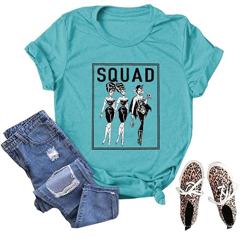 Hocus Pocus Squad T-Shirt for Women Halloween Shirt Squad Shirt