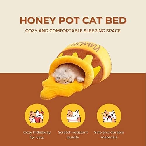 Honey Pot Cat Bed Cat Beds & Baskets Pet Clever