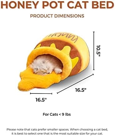 Honey Pot Cat Bed Cat Beds & Baskets Pet Clever