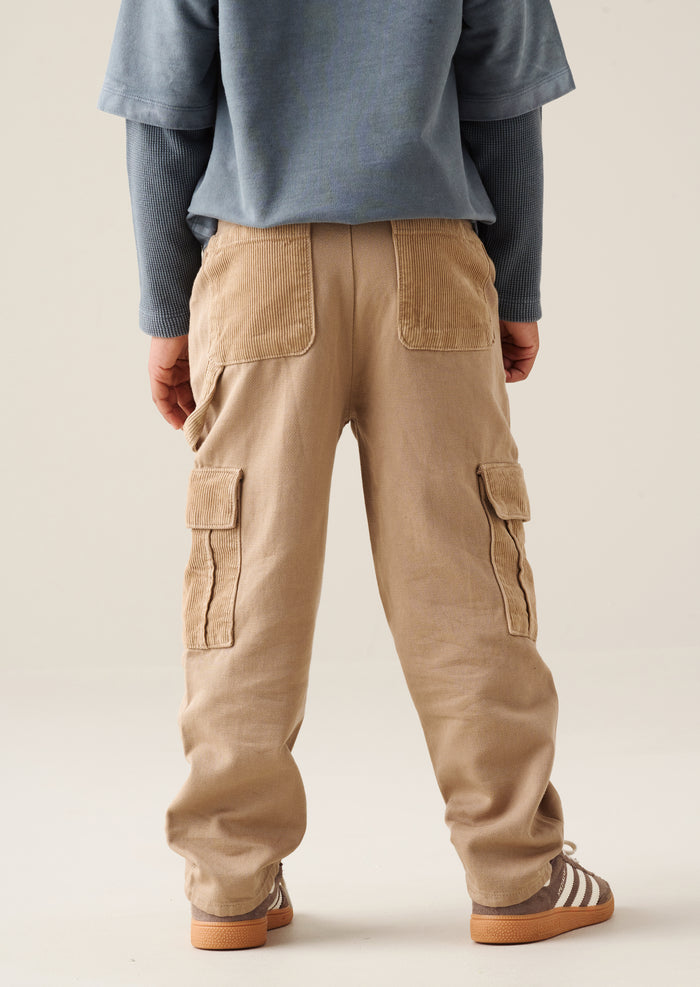 Hudson Contrast Cord Pocket Cargo Trouser