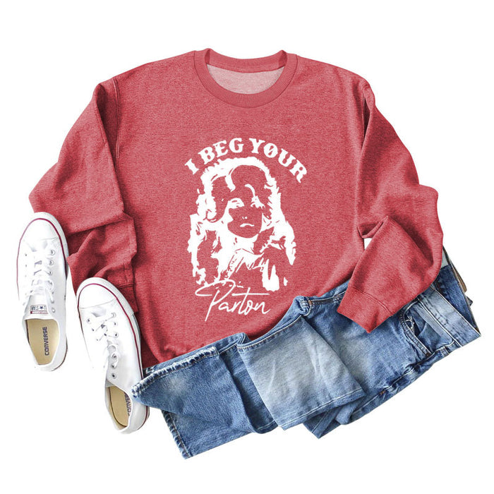 Red sweater (white color picture) / S