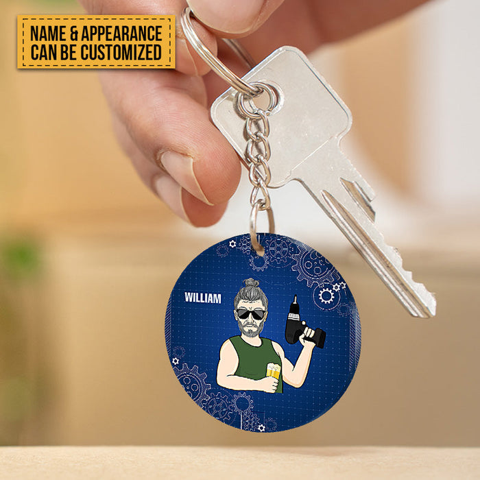 I Can Fix Anything Except Stupid - Customized Keychain - Personality Gift - Gift For Dad Husband