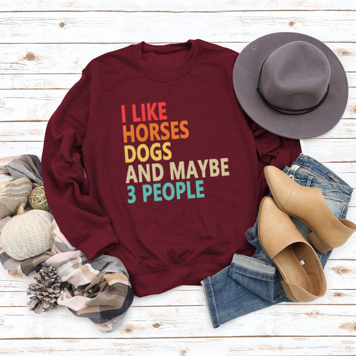 Wine red sweater (color picture) / S