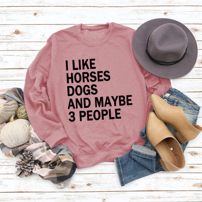 Rose gold sweater (black font) / S