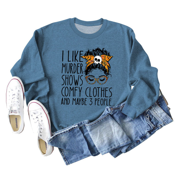 Blue sweater (black color picture) / S