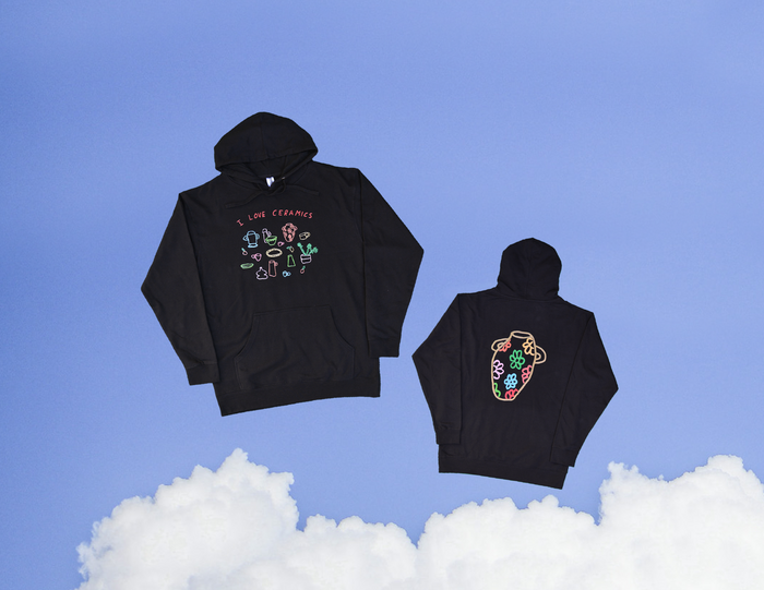 I Love Ceramics Hoodie - Black
