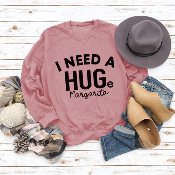 Rose gold sweater (black font) / S