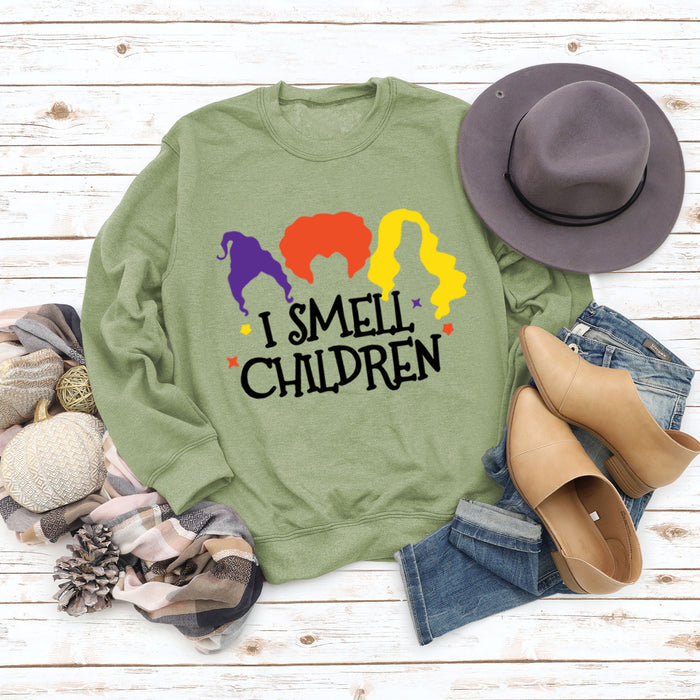 Olive green sweater (black word color picture) / S