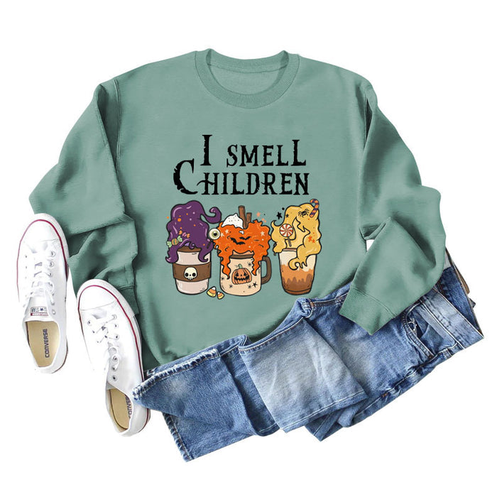 Light green sweater (black word color picture) / S
