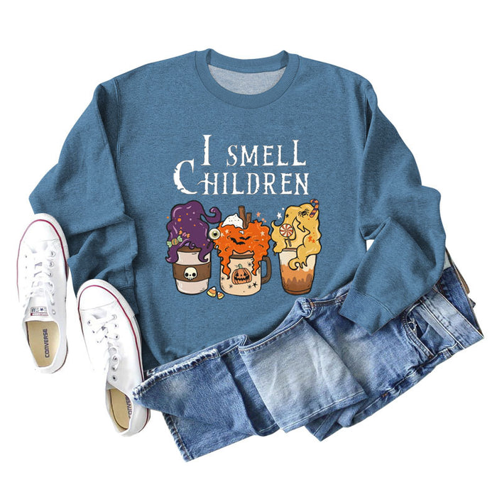 Blue sweater (white color picture) / S