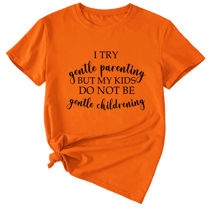 Orange (black font) / S