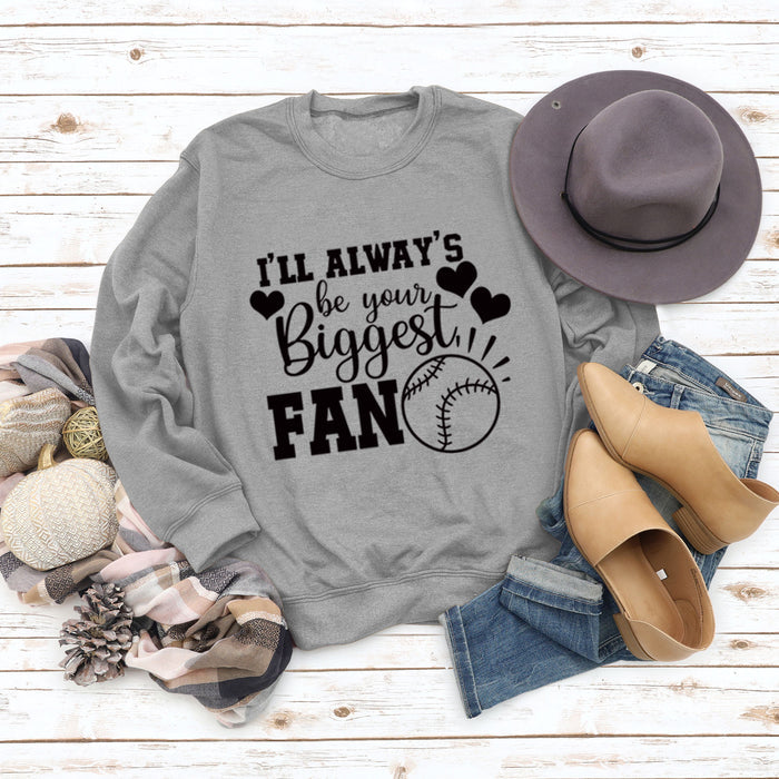 Gray sweater (black font) / S