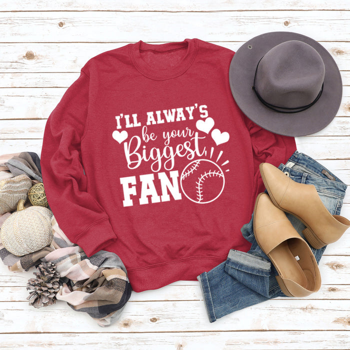 Red sweater (white font) / S