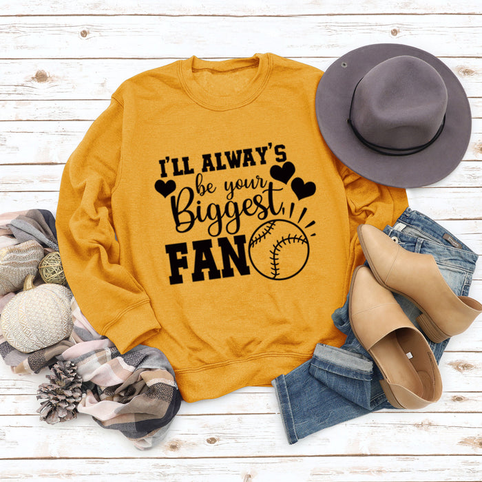 Yellow sweater (black font) / S