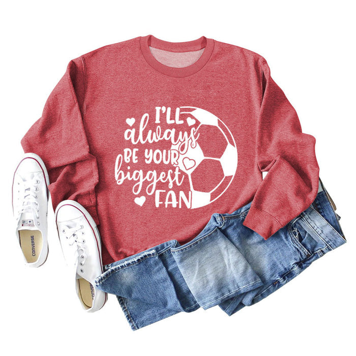 Red sweater (white font) / S
