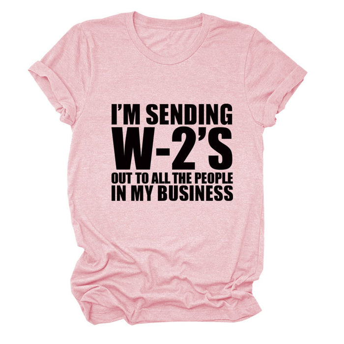 Pink (black font) / S