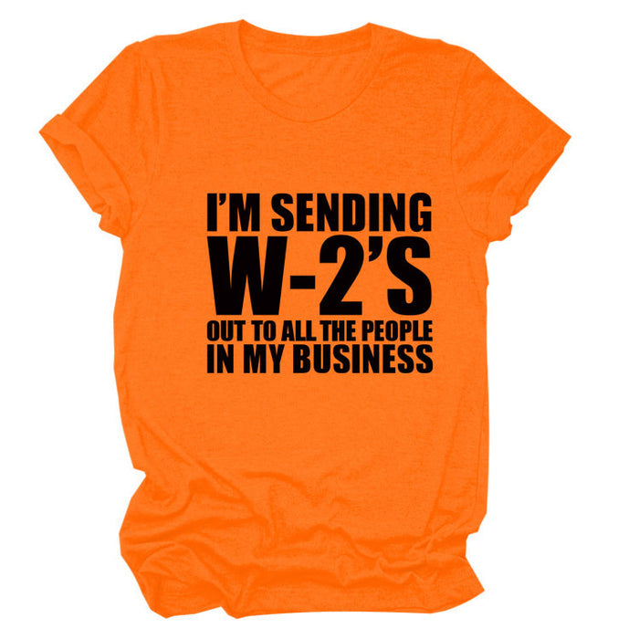 Orange (black font) / S