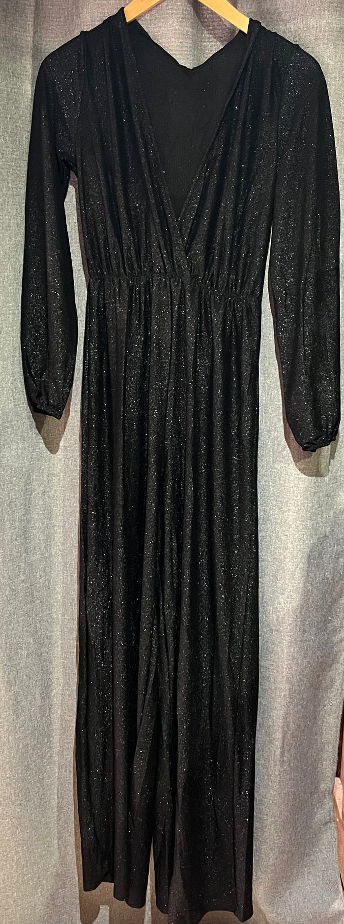 LEZ A LEZ LONG SPARKLY JUMPSUIT