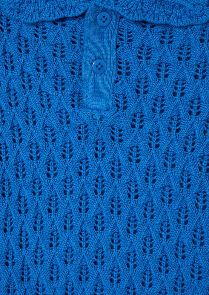 Immy Frill Collar Crochet Knit Jumper