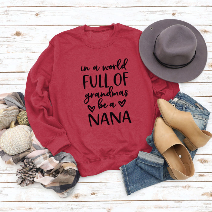 Red sweater (black font) / S