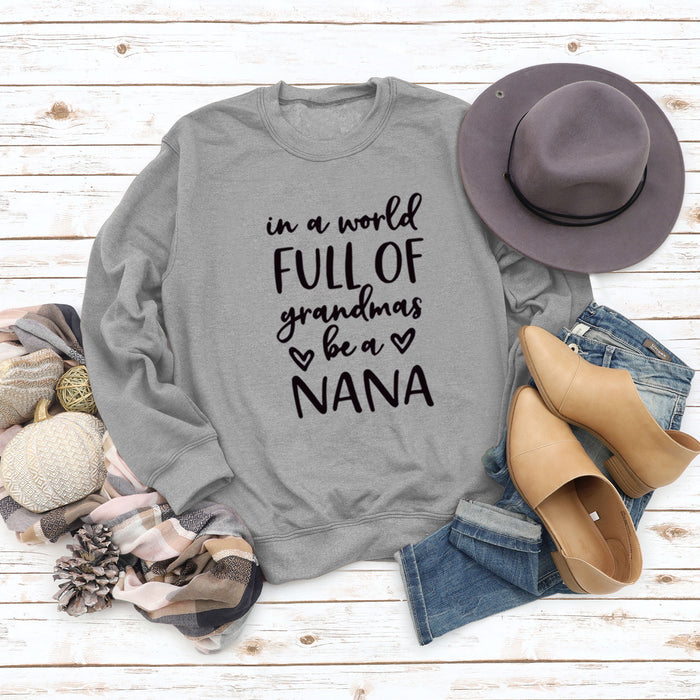 Grey sweater (black font) / S