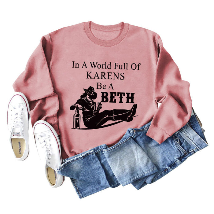 Rose gold sweater (black word color picture) / S