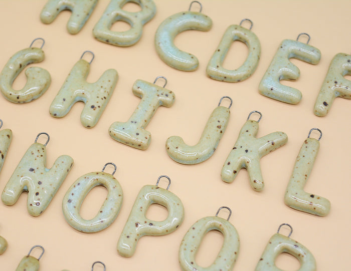 Initial Necklace - Honeydew