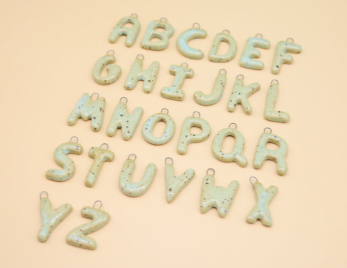 Initial Necklace - Honeydew