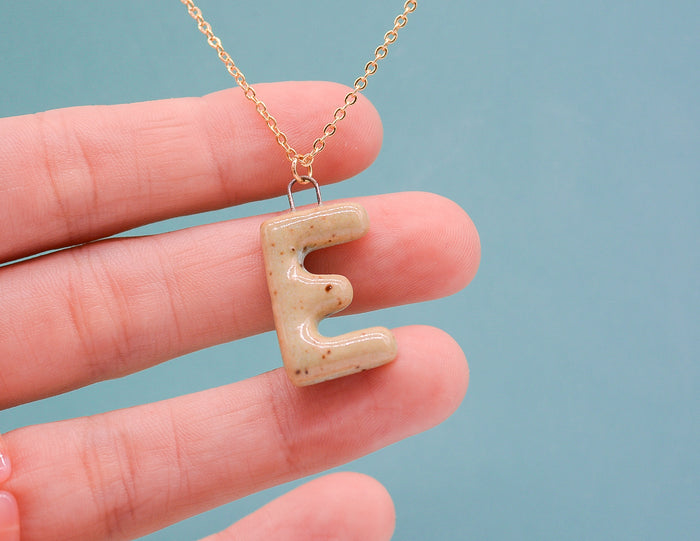 Initial Necklace - Honeydew