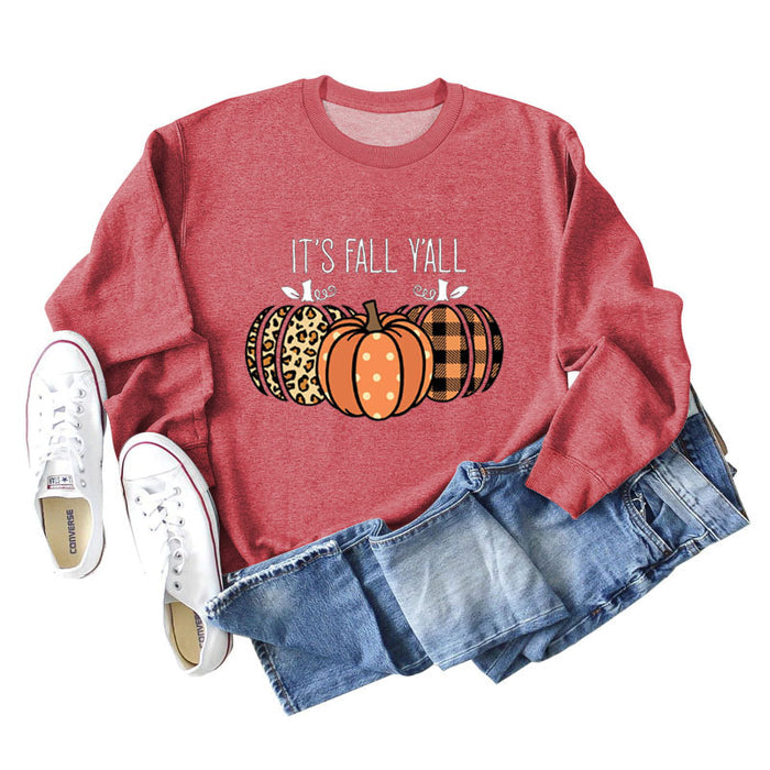 Red sweater (white font) / S