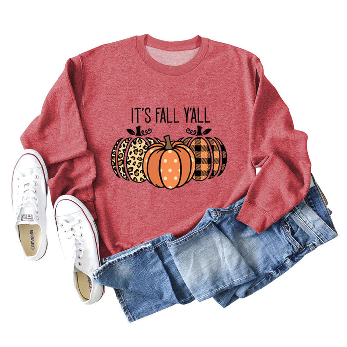 Red sweater (black font) / S