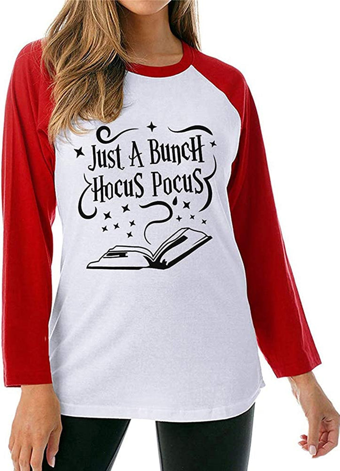 It's Just A Bunch Hocus Pocus Blouse Halloween Shirt