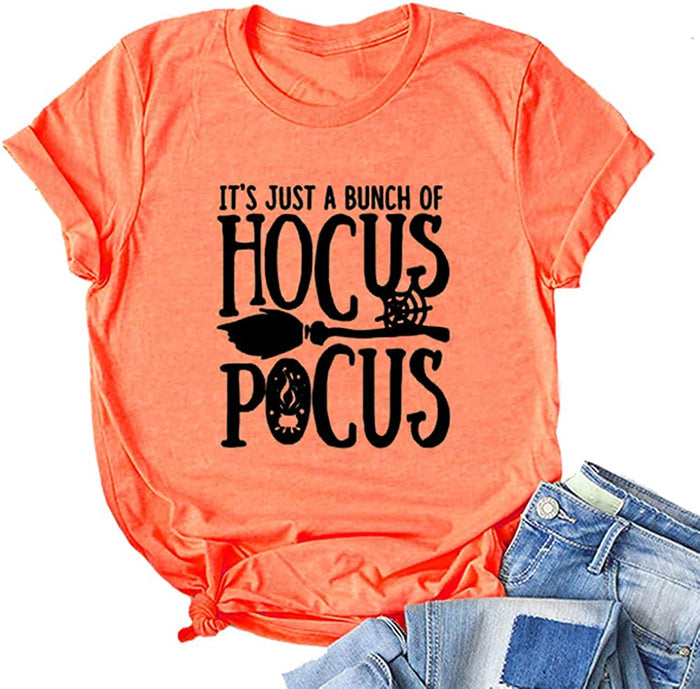 It's Just a Bunch of Hocus Pocus T-Shirt Halloween Shirt
