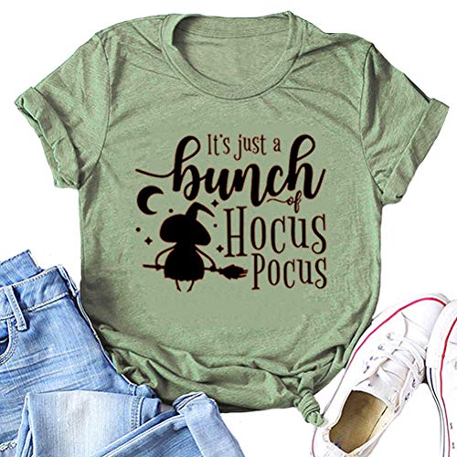 It's Just A Bunch of Hocus Pocus Women T-Shirt Halloween Shirt