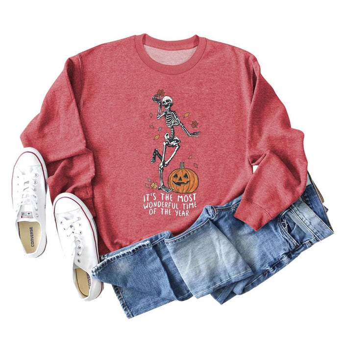 Red sweater (white color picture) / S