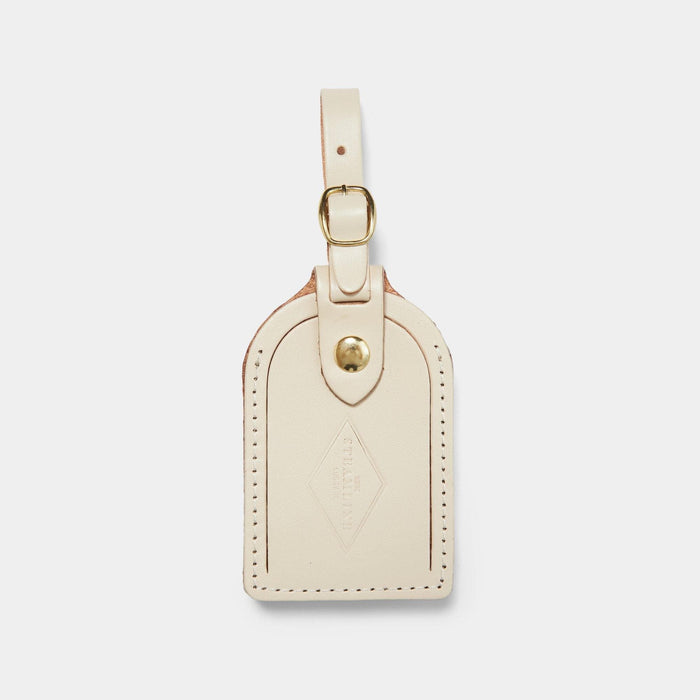 Ivory Leather - Luggage Tag Accessories Steamline Luggage