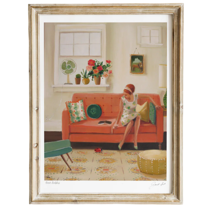 Janet Hill Ladybug Fine Art Print