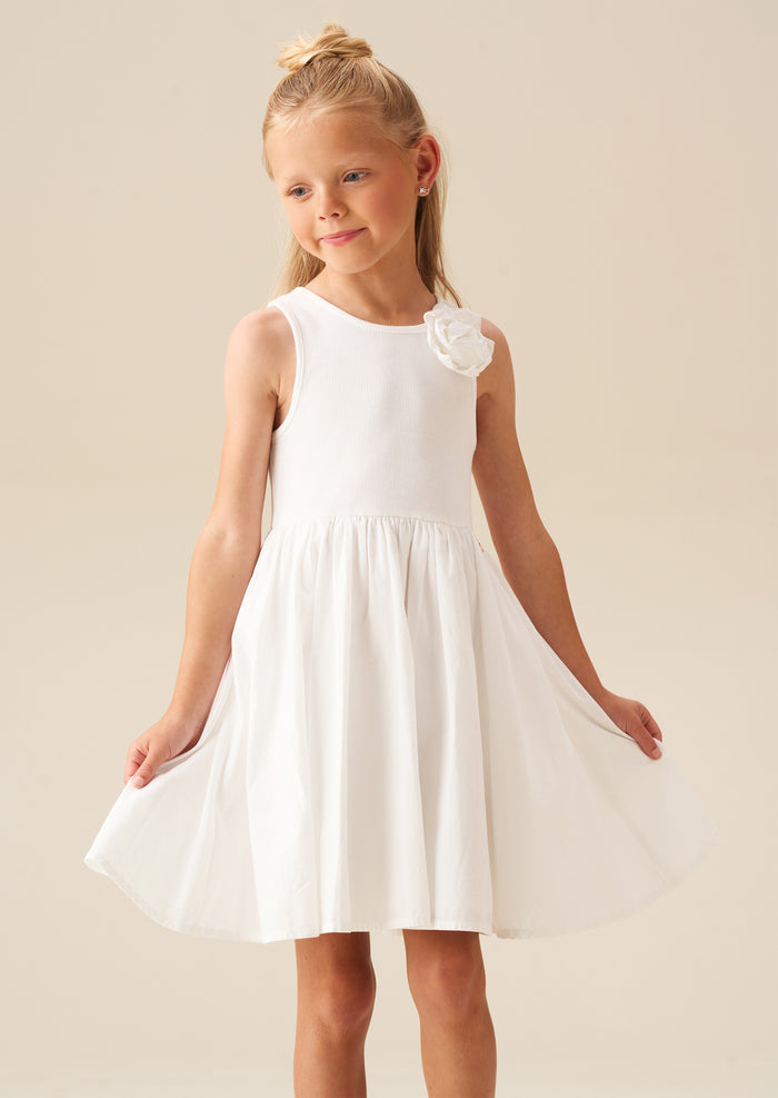 Jess Crochet Flower Dress