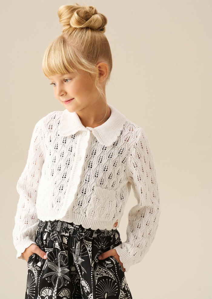 Jessica Collar Knit Cardigan